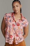 Load image into Gallery viewer, Pilcro Boxy Lace Buttondown Shirt

