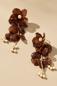 Load image into Gallery viewer, Floral Drop Earrings
