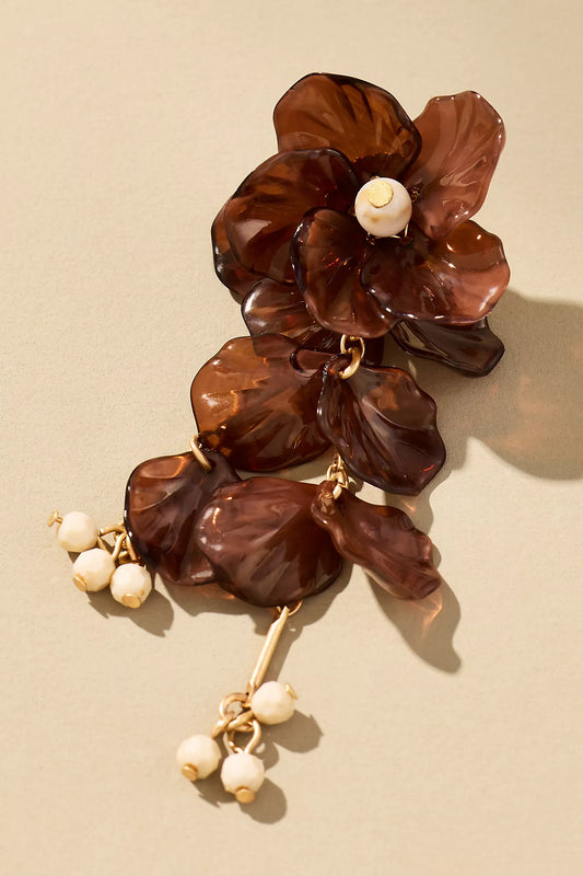 Floral Drop Earrings