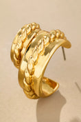 Load image into Gallery viewer, Rope Knot Hoop Earrings
