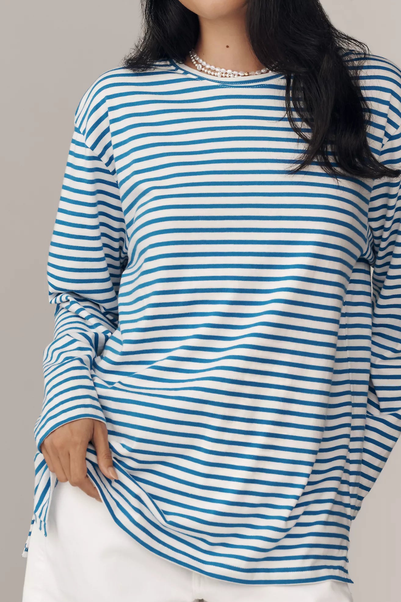 Daily Practice Cotton Long-Sleeve T-Shirt