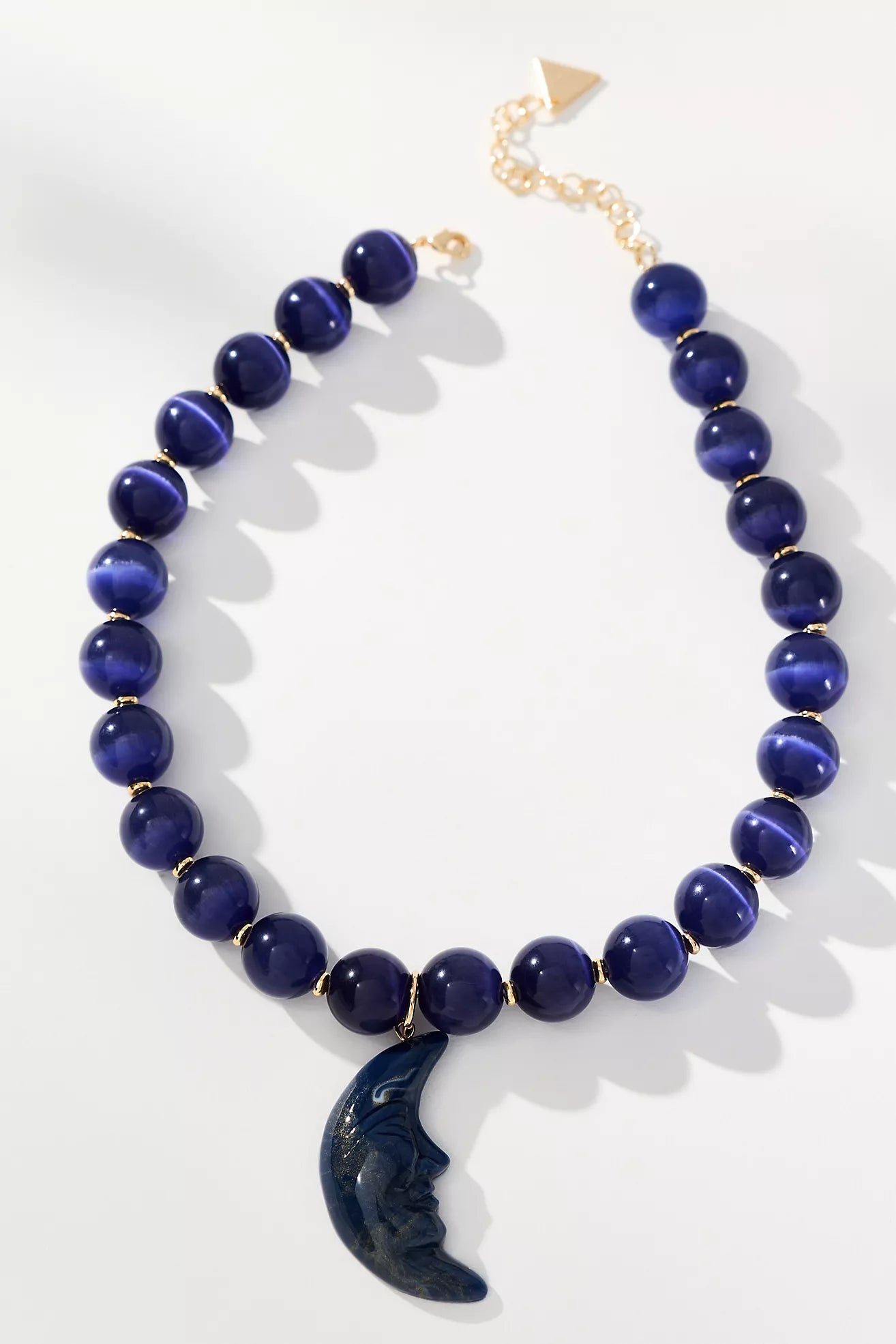Mod Beaded Pendant Necklace