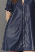Load image into Gallery viewer, The Keira Faux-Leather Mini Dress by Pilcro
