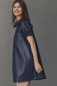 Load image into Gallery viewer, The Keira Faux-Leather Mini Dress by Pilcro
