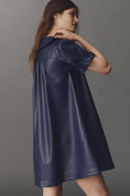Load image into Gallery viewer, The Keira Faux-Leather Mini Dress by Pilcro
