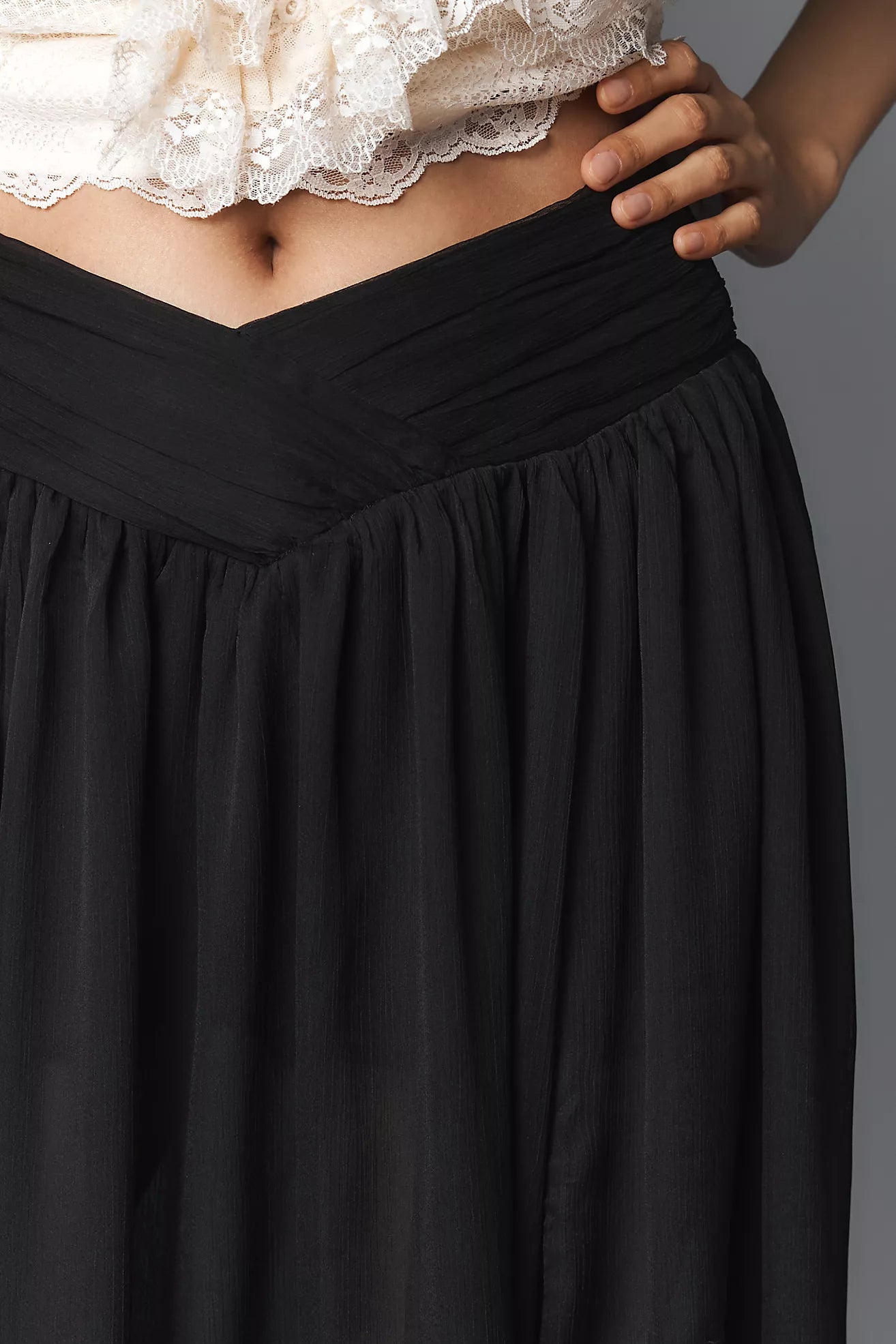 Bardot Amerie Split-Front Maxi Skirt