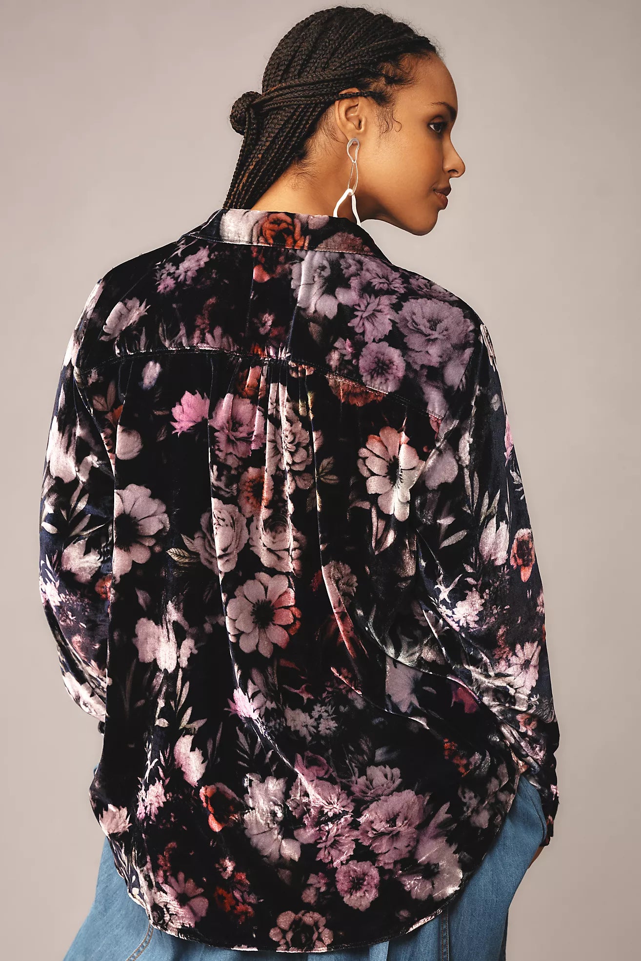 The Hadley Relaxed Buttondown Shirt by Pilcro: Velvet Edition