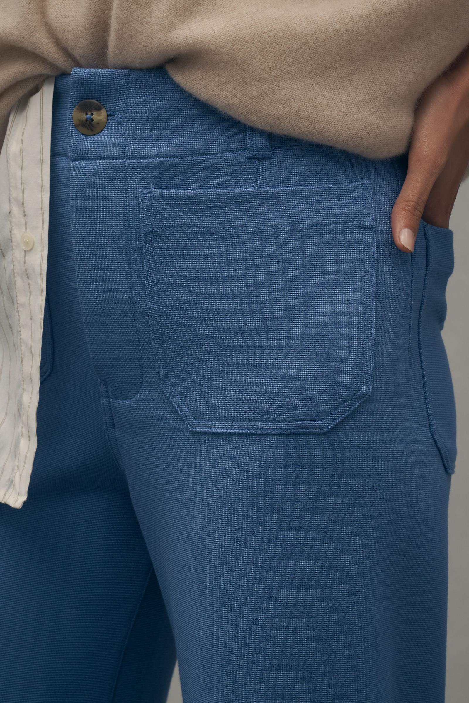 The Colette Full-Length Wide-Leg Pants by Maeve: Knit Edition