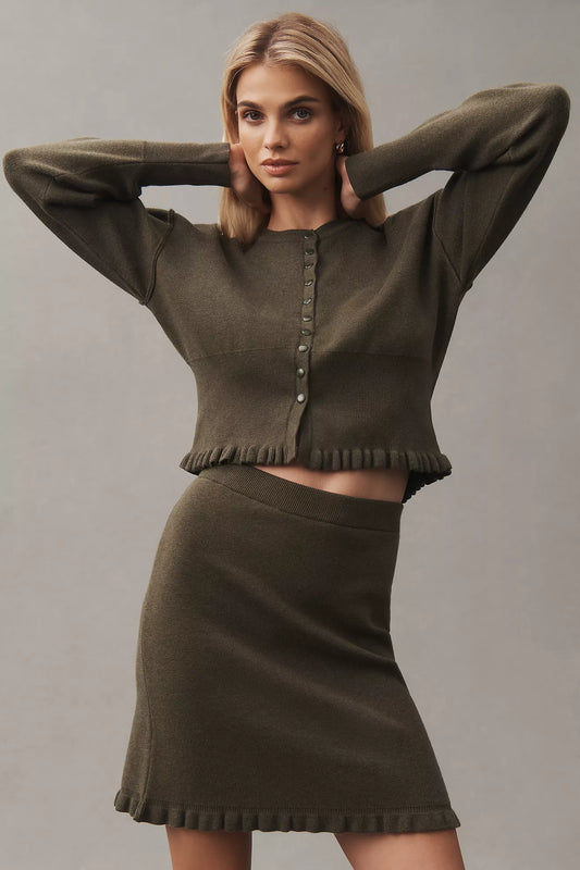 Pilcro Modern Knit Mini Skirt