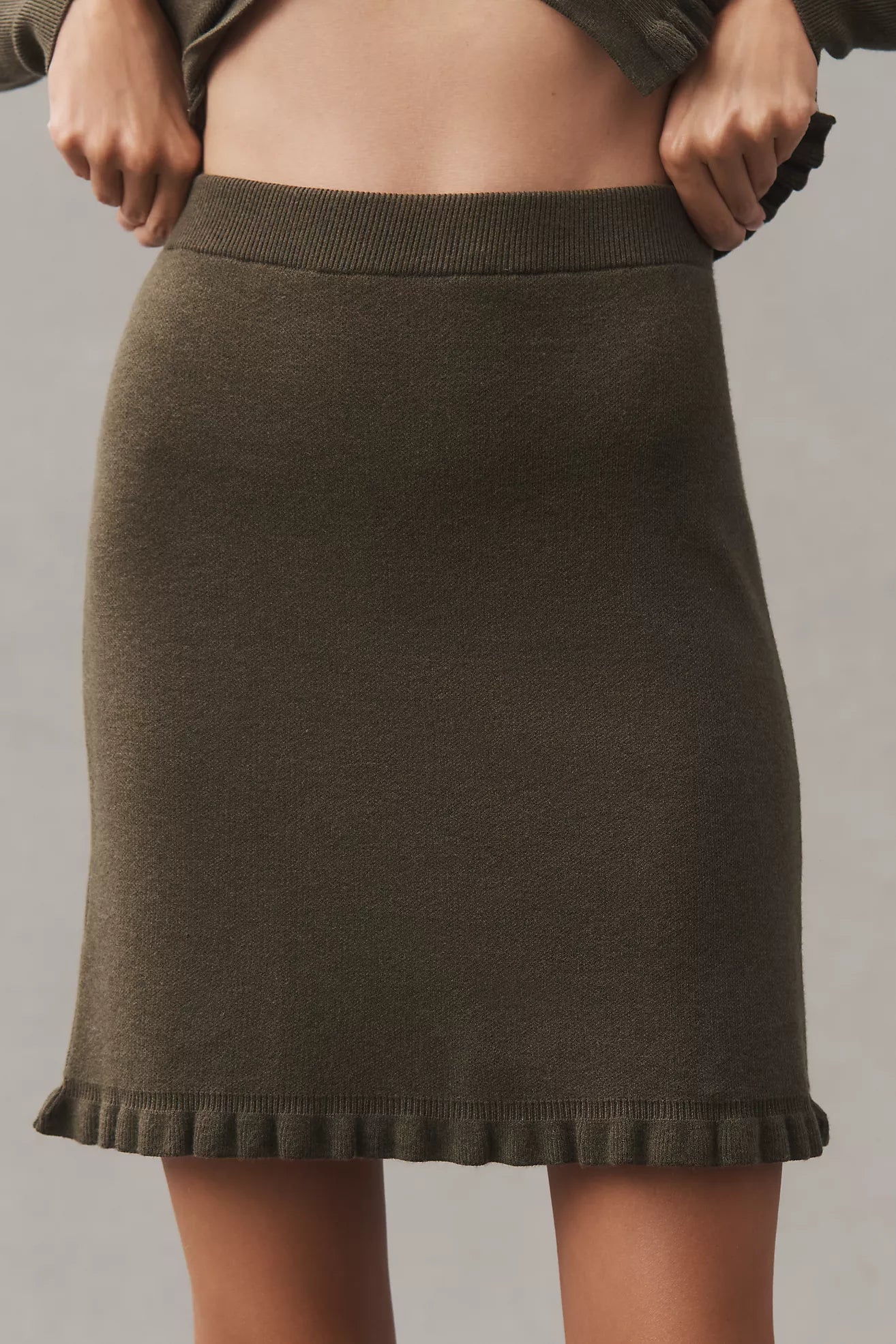 Pilcro Modern Knit Mini Skirt