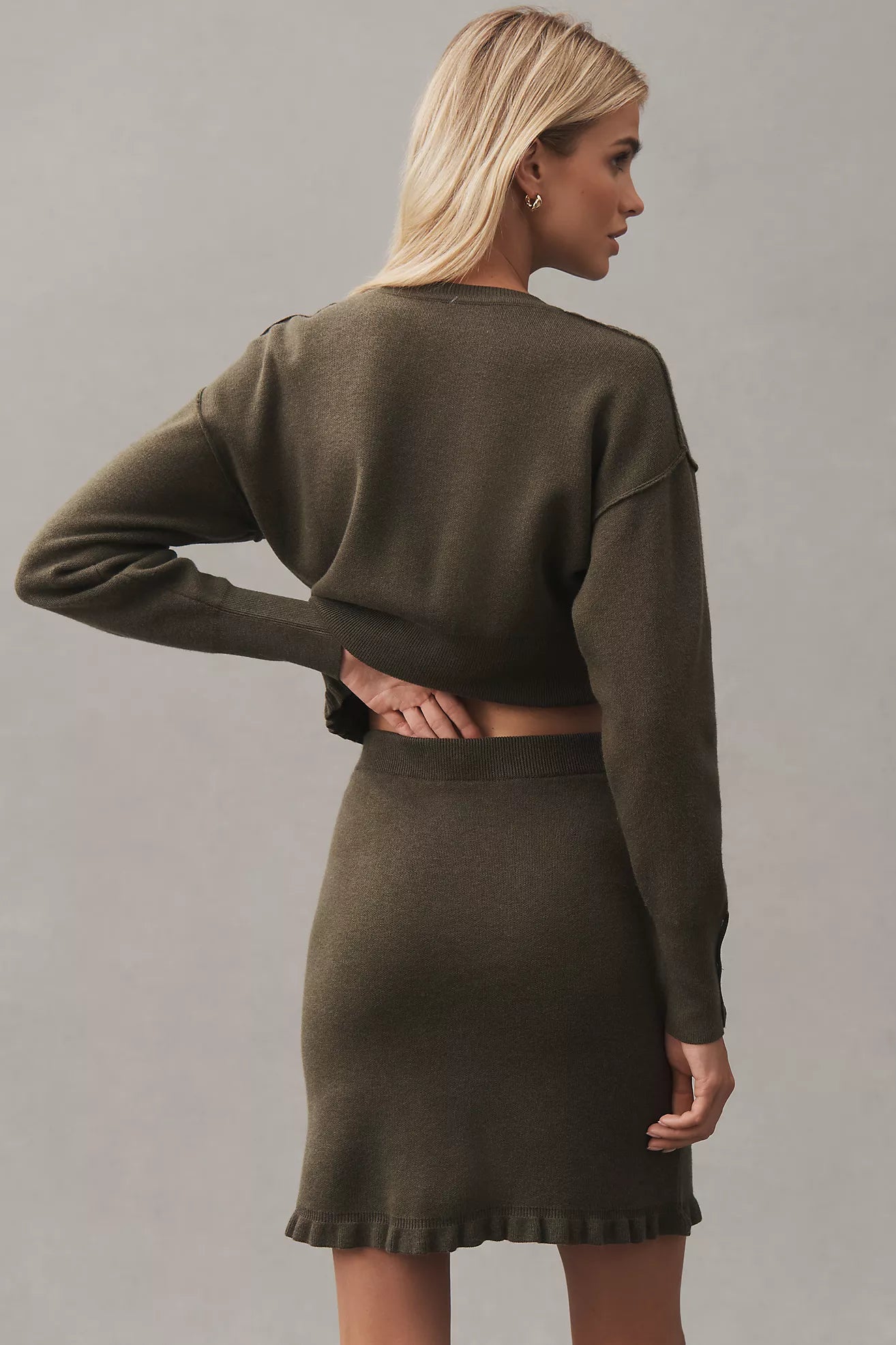 Pilcro Modern Knit Mini Skirt