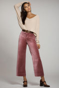 Load image into Gallery viewer, The Colette Cropped Wide-Leg Pants by Maeve: Velvet Edition
