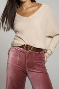 Load image into Gallery viewer, The Colette Cropped Wide-Leg Pants by Maeve: Velvet Edition

