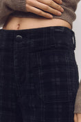 Load image into Gallery viewer, The Colette Cropped Wide-Leg Pants by Maeve: Plaid Corduroy Edition
