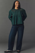 Load image into Gallery viewer, The Iris Long-Sleeve Lace Poplin Blouse by En Elly
