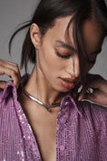 Load image into Gallery viewer, The Bettina Tiered Shirt Dress by Maeve: Mini Sequin Edition

