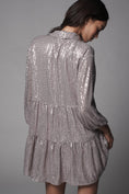 Load image into Gallery viewer, The Bettina Tiered Shirt Dress by Maeve: Mini Sequin Edition
