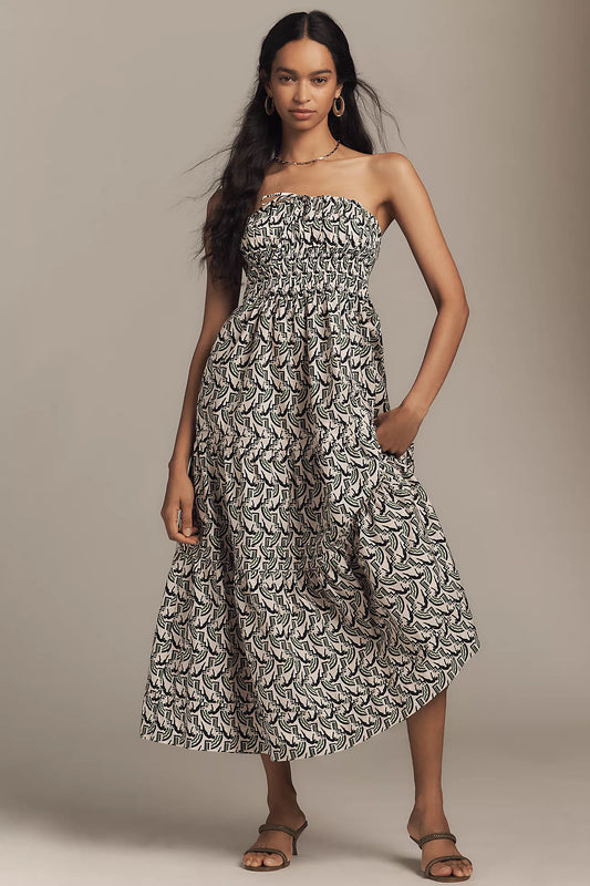 The Somerset Strapless Maxi Dress