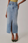 Load image into Gallery viewer, Reformation Nila Long Denim Skirt
