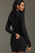 Load image into Gallery viewer, Pilcro Quarter-Zip Sweater Dress
