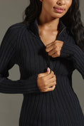 Load image into Gallery viewer, Pilcro Quarter-Zip Sweater Dress
