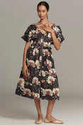 Load image into Gallery viewer, By Anthropologie V-Neck Zip-Front Midi Dress
