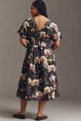 Load image into Gallery viewer, By Anthropologie V-Neck Zip-Front Midi Dress
