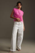 Load image into Gallery viewer, Pilcro Graphic Band Tulle Tee
