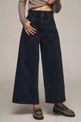 Load image into Gallery viewer, Pilcro Double Button Waist High-Rise Wide-Leg Jeans
