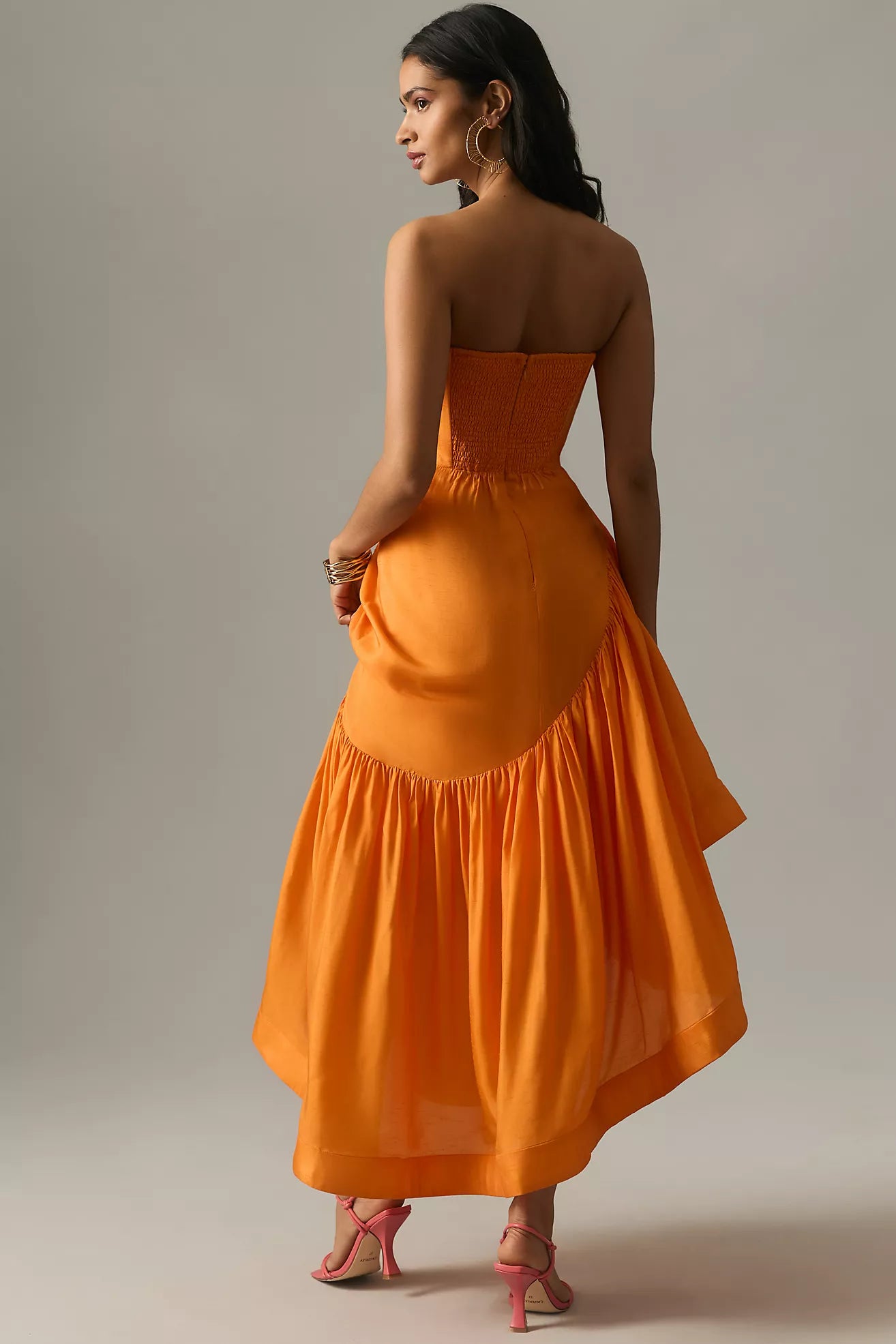 Let Me Be Strapless Asymmetrical Dress