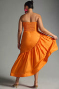 Load image into Gallery viewer, Let Me Be Strapless Asymmetrical Dress
