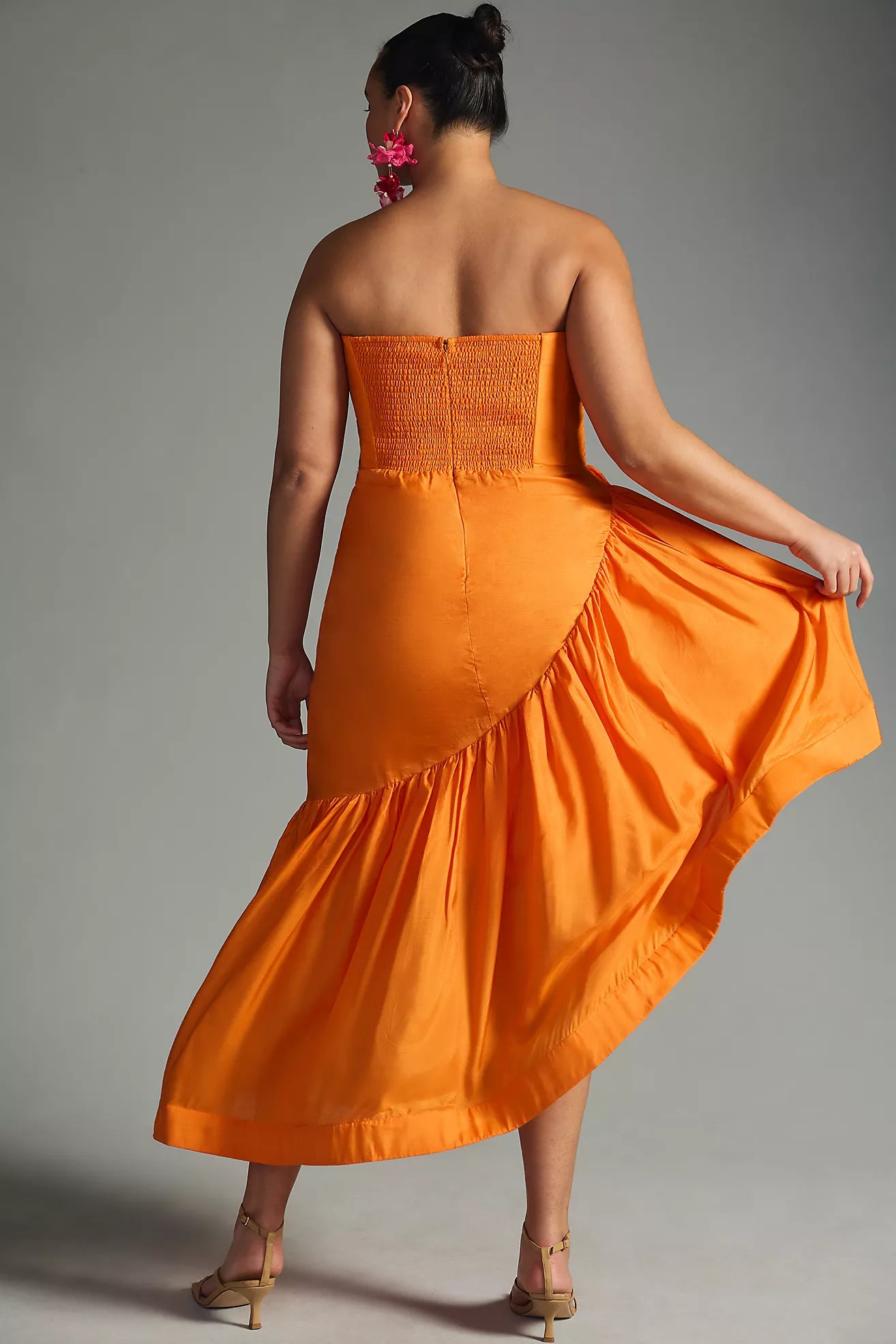 Let Me Be Strapless Asymmetrical Dress