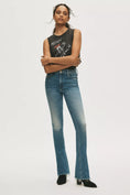 Load image into Gallery viewer, MOTHER Runaway Fray Mid-Rise Bootcut Jeans
