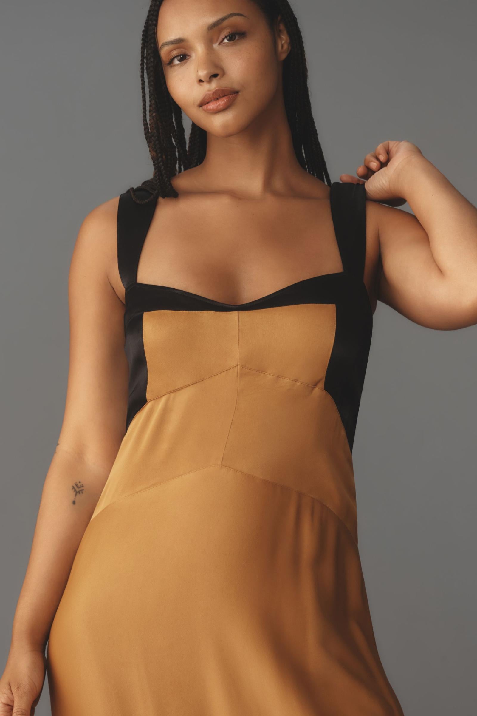 The Jocelyn Sleeveless Slip Midi Dress by Maeve katie + hubbell The Jocelyn Sleeveless Slip Midi Dress by Maeve katie + hubbell