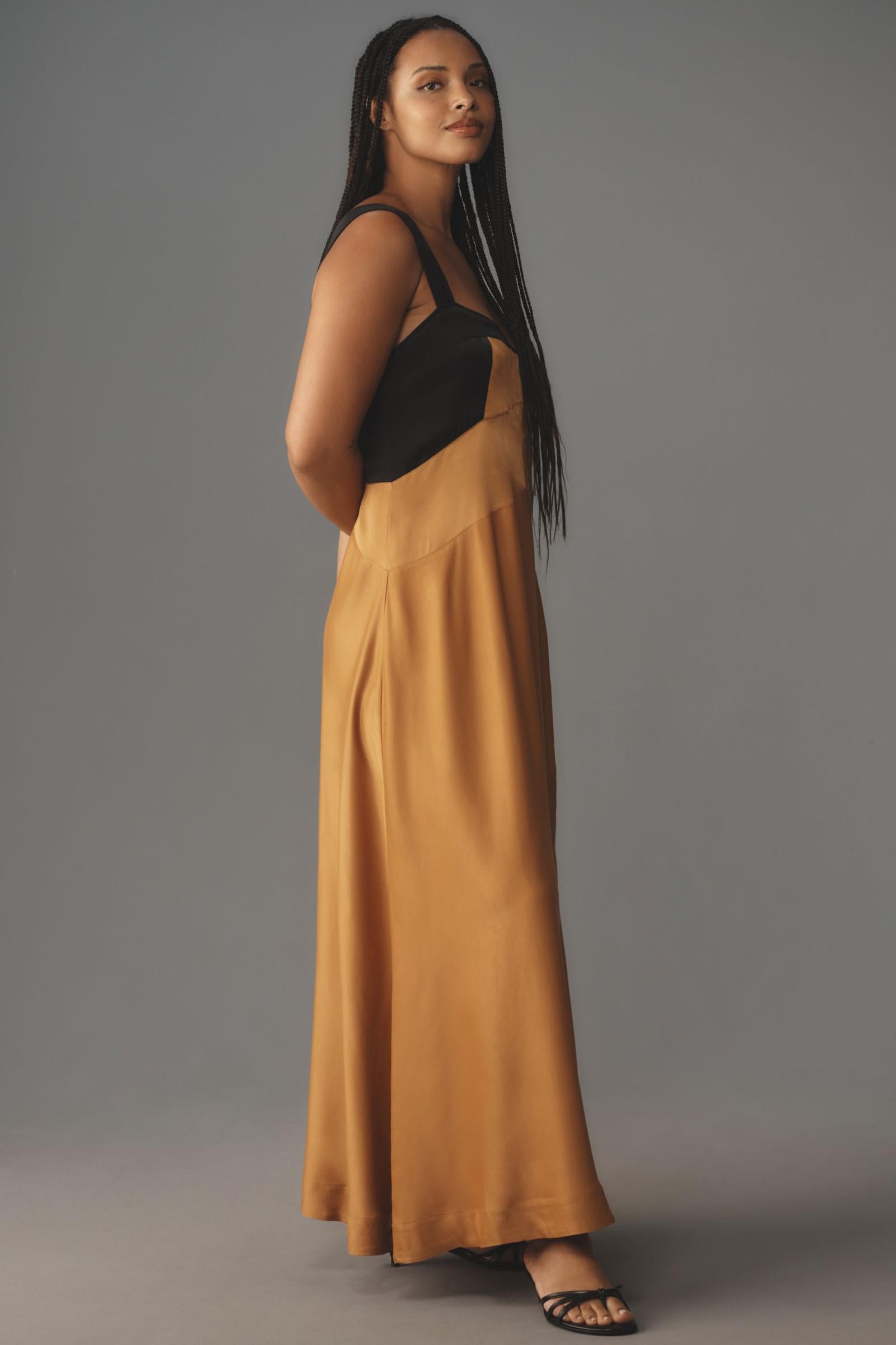 The Jocelyn Sleeveless Slip Midi Dress by Maeve katie + hubbell The Jocelyn Sleeveless Slip Midi Dress by Maeve katie + hubbell