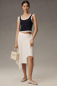 Load image into Gallery viewer, Maeve Cropped Scallop Sweater Tank
