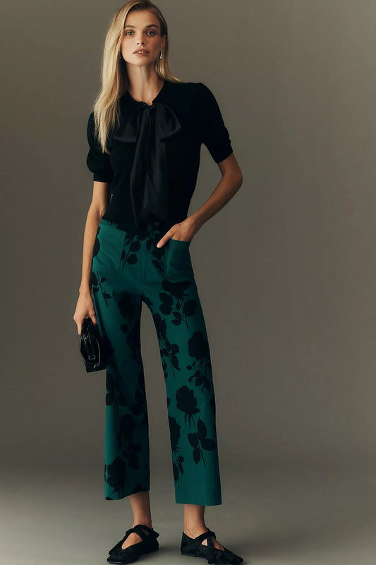 The Colette Magic Fabric Crop Wide-Leg Pants by Maeve