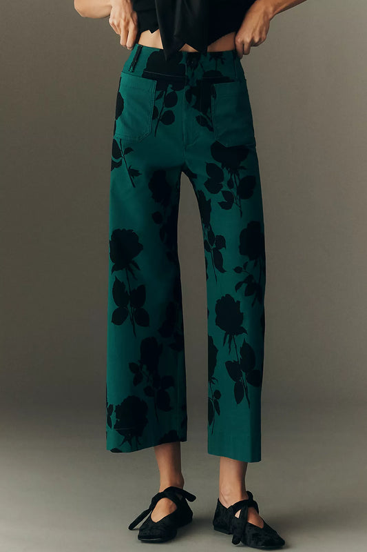 The Colette Magic Fabric Crop Wide-Leg Pants by Maeve