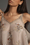 Load image into Gallery viewer, Let Me Be Embellished Hanky Hem Top
