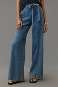 Load image into Gallery viewer, Hudson Tie-Waist High-Rise Wide-Leg Trouser Jeans
