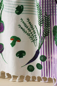 Load image into Gallery viewer, Greens Block Print Dish Towel

