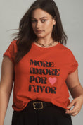 Load image into Gallery viewer, Daniela Berkhout More Amore Por Favor Graphic Tee
