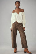 Load image into Gallery viewer, By Anthropologie Off-The-Shoulder Swing Blouse
