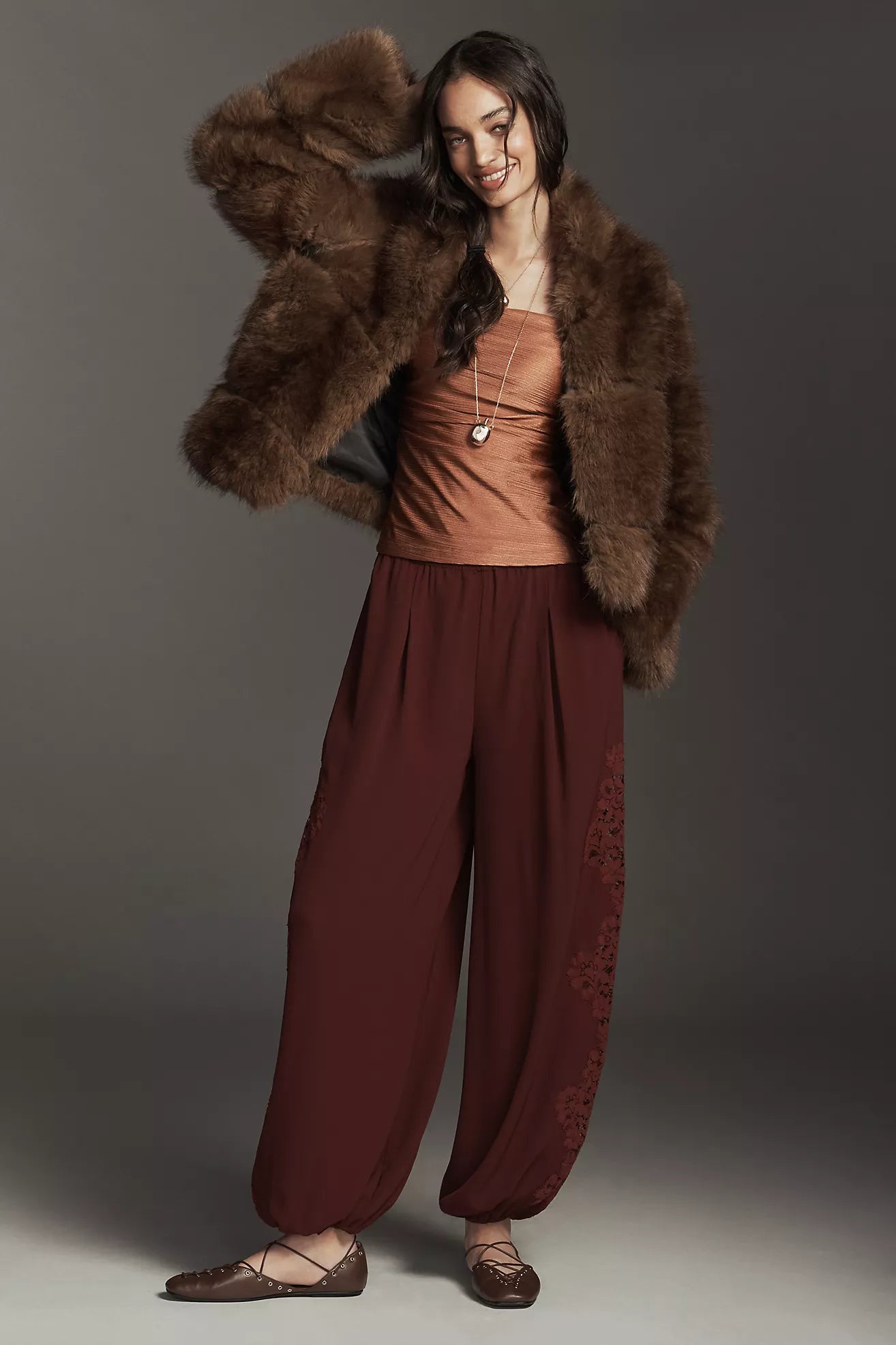 Bl-nk Imogen Lace Balloon Trousers