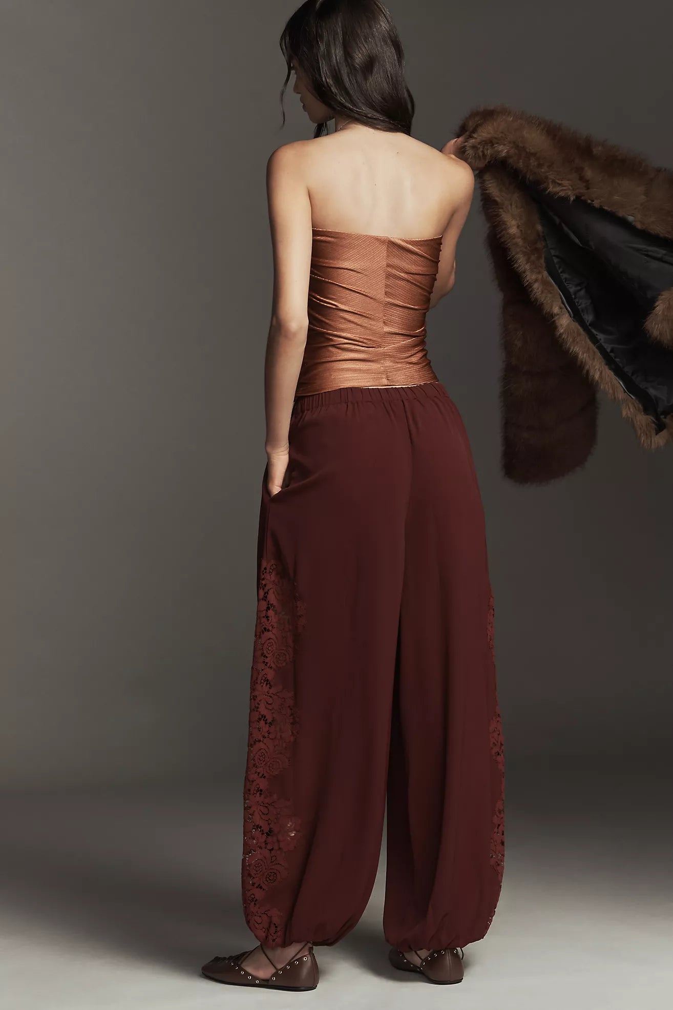 Bl-nk Imogen Lace Balloon Trousers