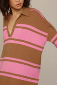 Load image into Gallery viewer, By Anthropologie Color Block Mini Sweater Dress
