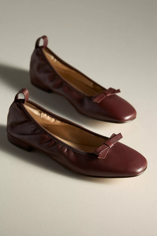 ALOHAS Freya Leather Ballet Flats