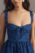 Load image into Gallery viewer, By Anthropologie Sleeveless Sweetheart Lace Mini Dress
