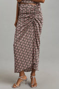 Load image into Gallery viewer, Bishop + Young Satin Ruched Maxi Skirt
