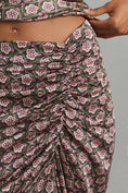 Load image into Gallery viewer, Bishop + Young Satin Ruched Maxi Skirt
